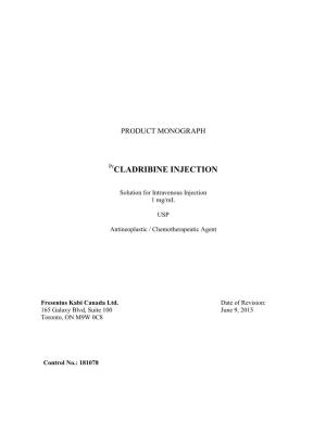 Cladribine Injection