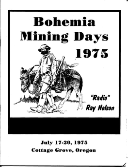 Bohemia Mining Days