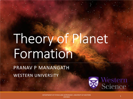 Pranav P Manangath Western University