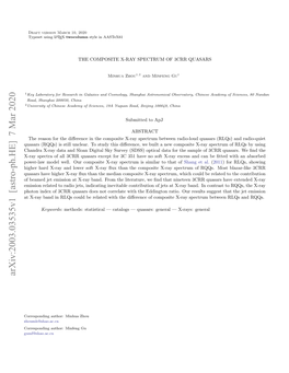 The Composite X-Ray Spectrum of 3Crr Quasars