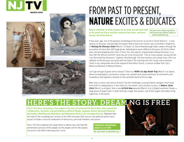 March 2016 from Past to Present, Nature Excites & Educates