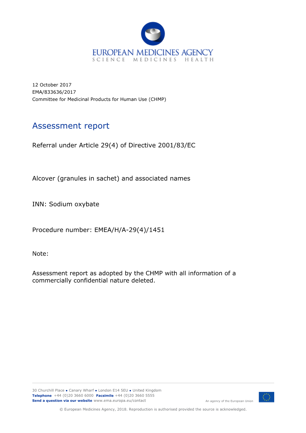 Assessment Report