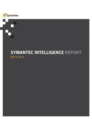 Symantec Intelligence Report MAY 2013 P