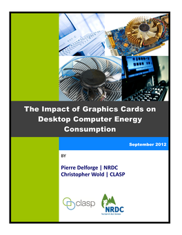 The Impact of Graphics Cards on Desktop Computer Energy Consumption