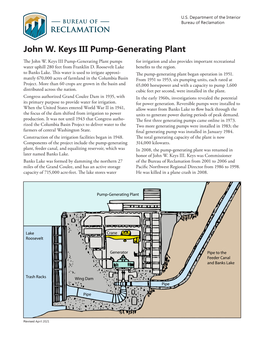 John W. Keys III Pump-Generating Plant