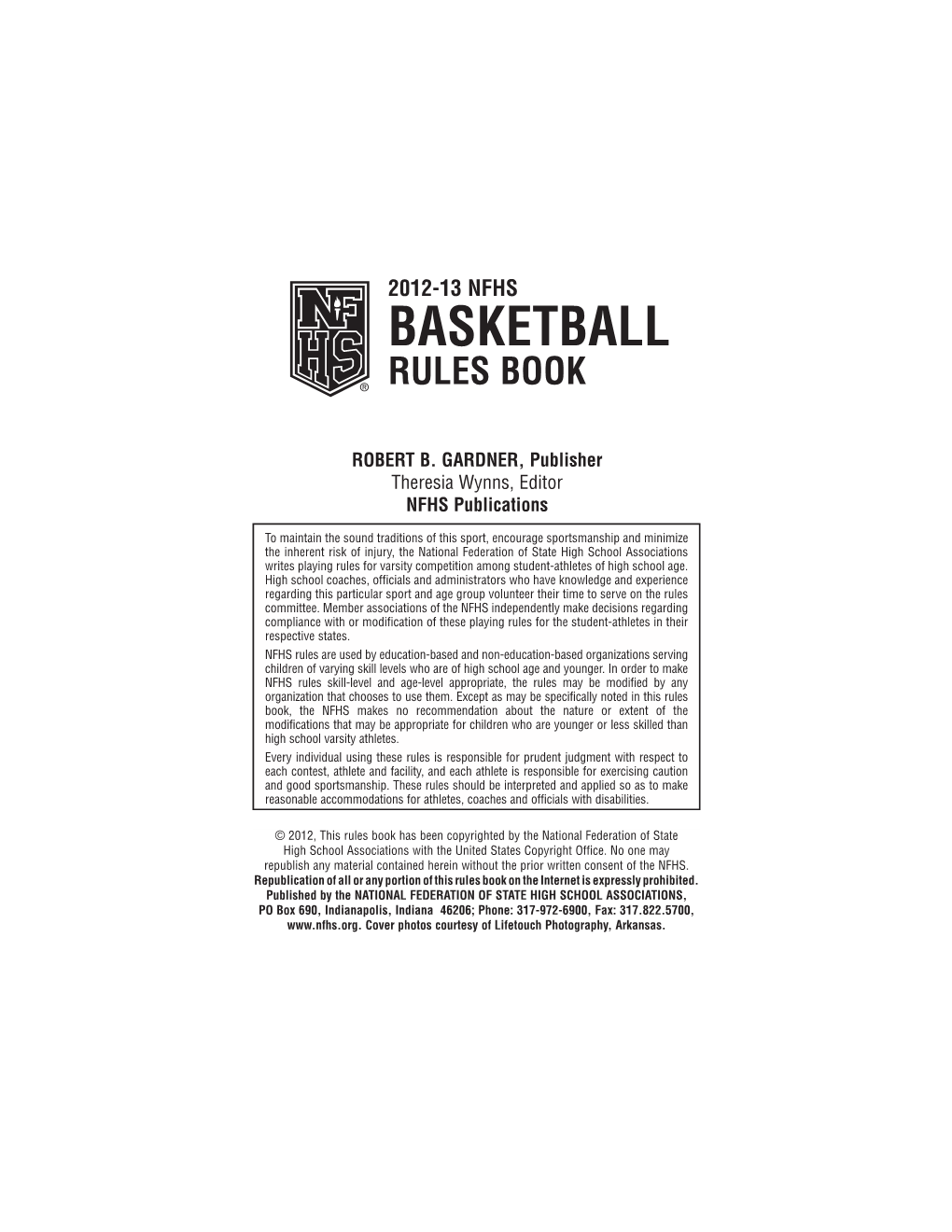 2012-13 Basketball Rules Book