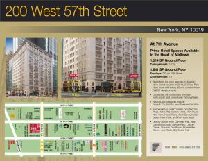 200 West 57Th Street