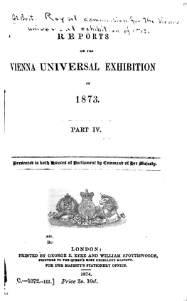 Gt. Brit . Royal Commision for the Vienia Universal Exhibition of 1913
