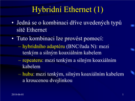 Hybridní Ethernet (1)