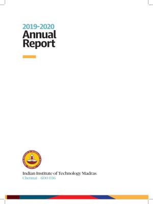 Annual Report 2019-2020 1 2019-2020 Annual Report