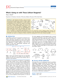 What's Going on with These Lithium Reagents?