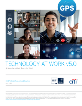TECHNOLOGY at WORK V5.0: a New World of Remote Work