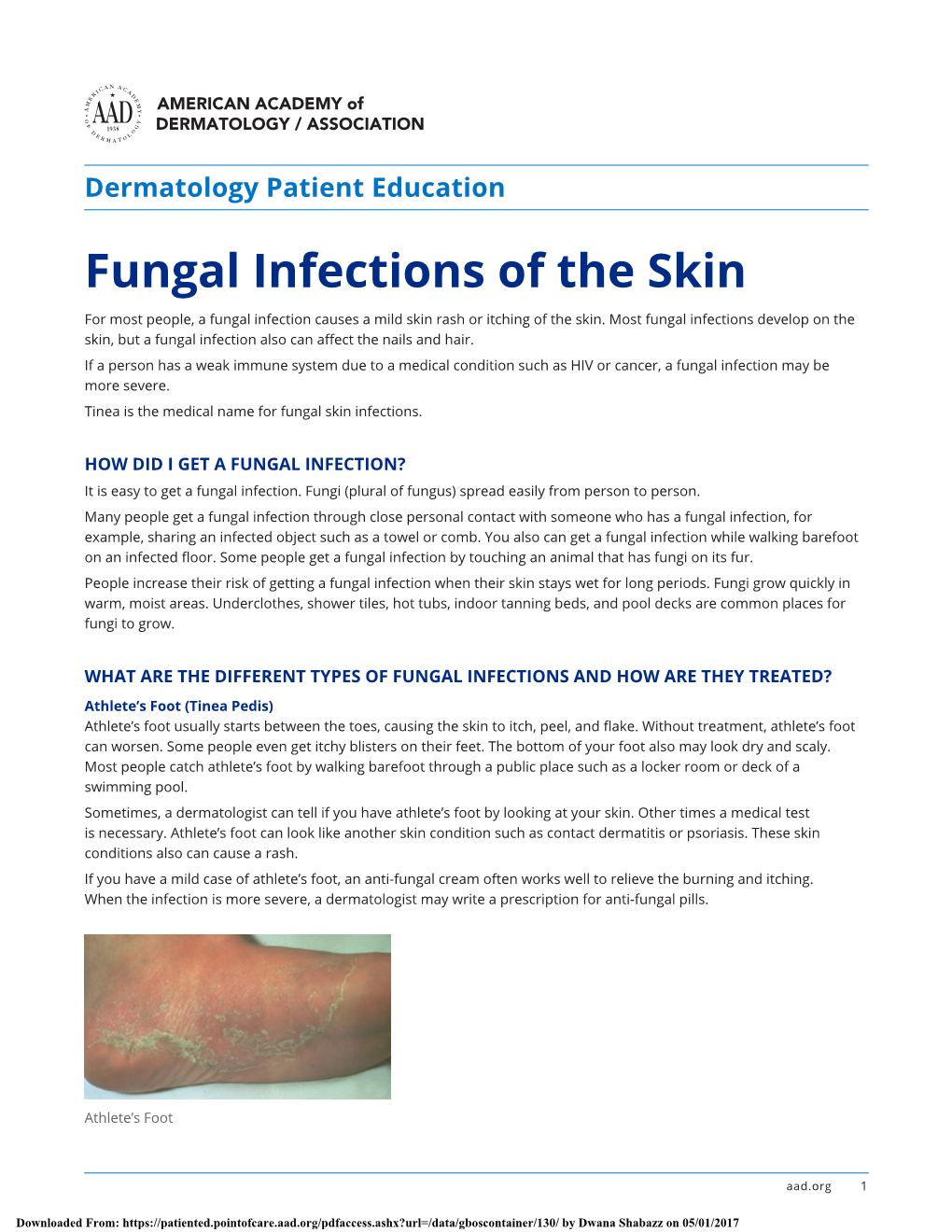 Fungal Infections Of The Skin For Most People A Fungal Infection Causes A Mild Skin Rash Or 4821