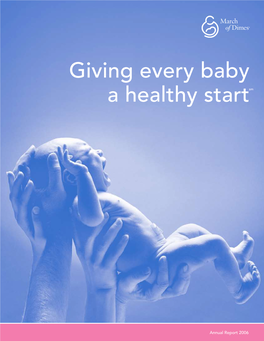 Giving Every Baby a Healthy Startsm
