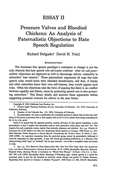 An Analysis of Paternalistic Objections to Hate Speech Regulation