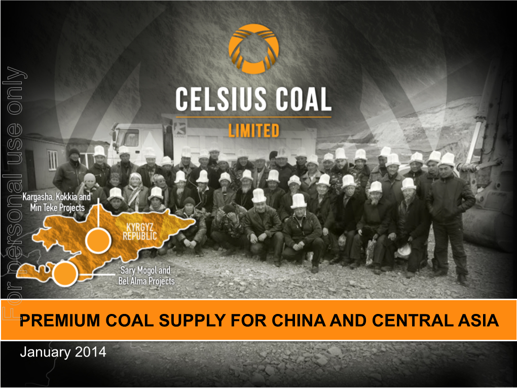 Premium Coal Supply for China and Central Asia