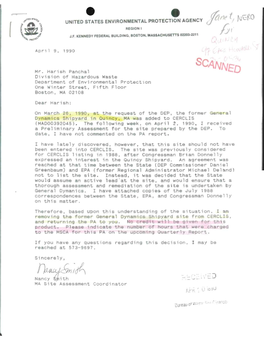 United States Environmental Protection Agency Region) Jf Kennedy Federal Building, Boston, Massachusetts 022;30-2211