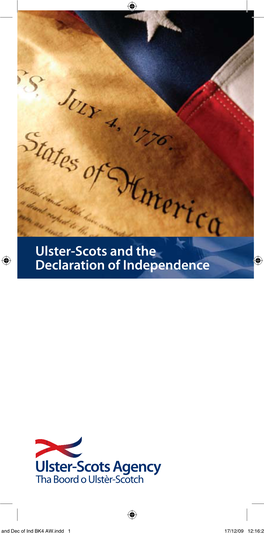 Ulster-Scots and the Declaration of Independence