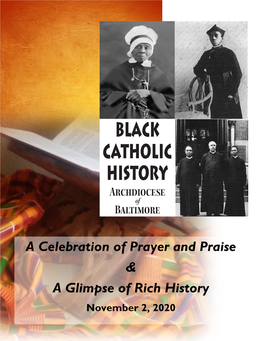 A Celebration of Prayer and Praise & a Glimpse of Rich History