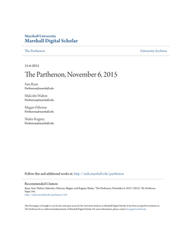 The Parthenon, November 6, 2015