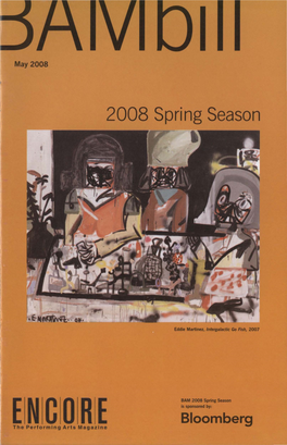 Encorethe Performing Arts Magazine 2008 Spring Season