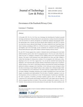 Journal of Technology Law & Policy