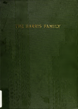 Record of the Harris Family Descended from John Harris, Born in 1680 in Wiltshire, England