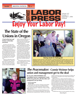 The State of the Unions in Oregon a Look at the Facts and Unions in States Like Oregon