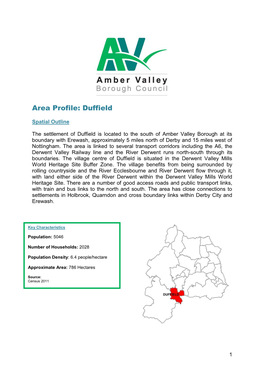 Updated Duffield Area Profile