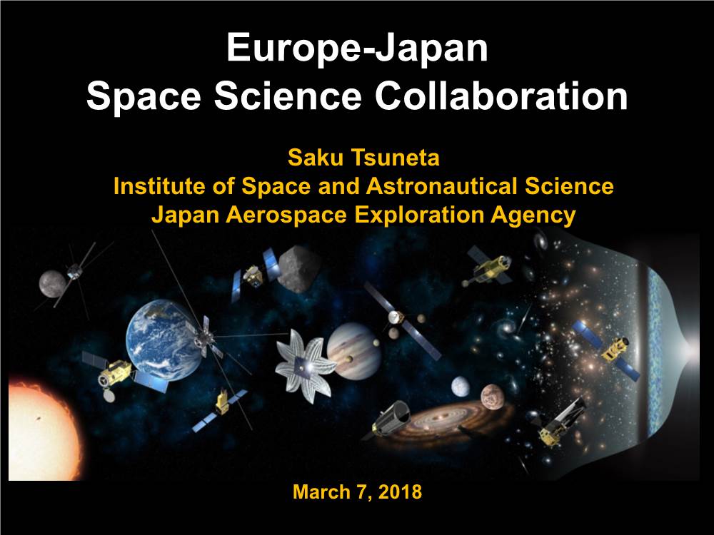 Europe-Japan Space Science Collaboration