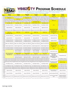 Me-TV Net Listings for 11-11-19 REV3