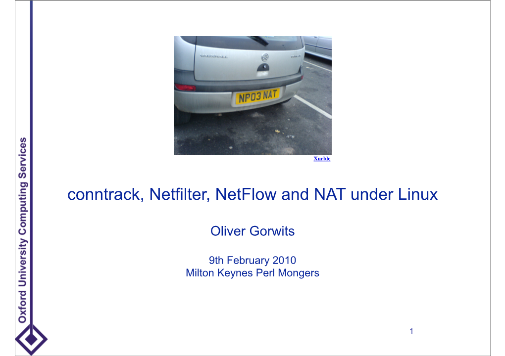 Conntrack, Netfilter, Netflow and NAT Under Linux