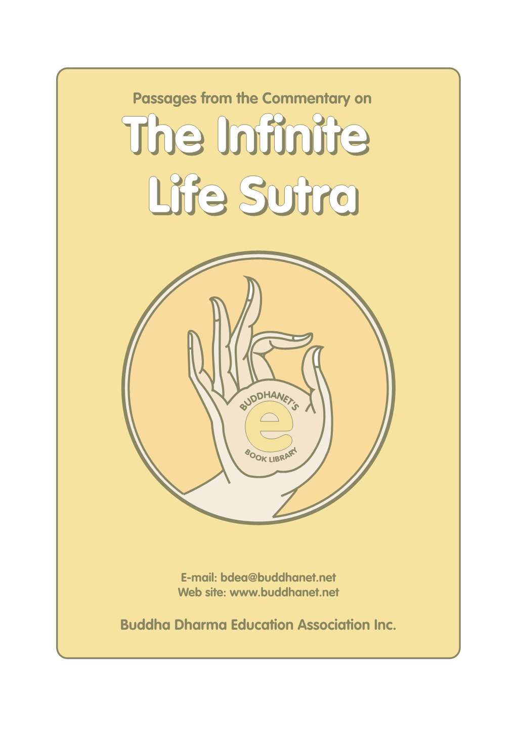 Passages from the Commentary on Thethe Infiniteinfinite Lifelife Sutrasutra