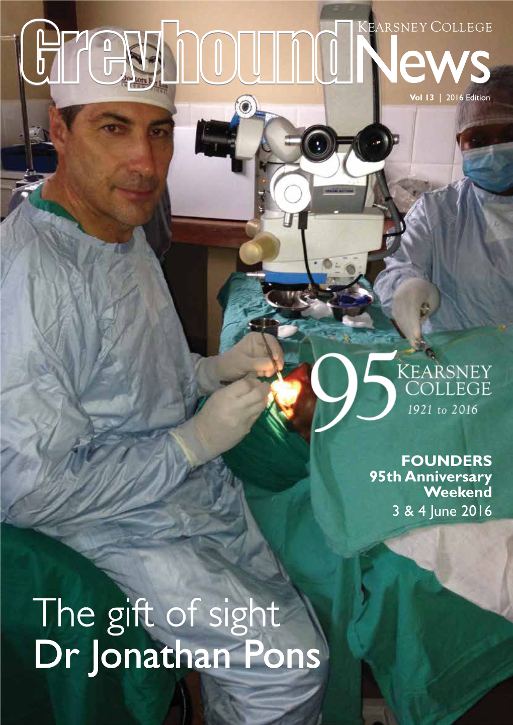 The Gift of Sight Dr Jonathan Pons JOIN US on SOCIAL MEDIA