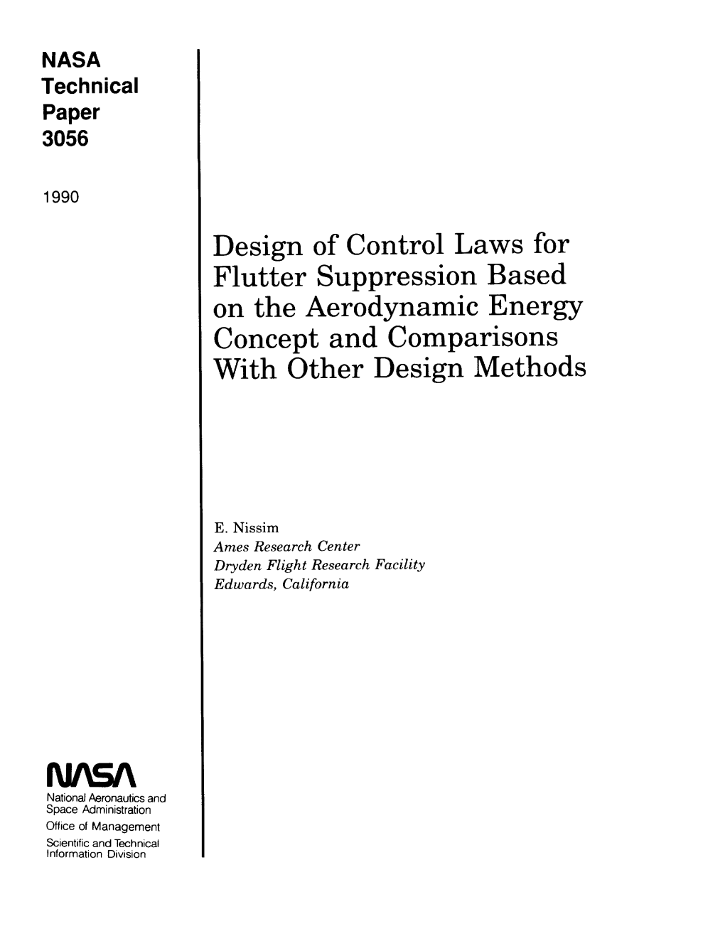 Design of Control Laws for Flutter Suppression Based on the Aerodynamic Energy Concept and Comparisons with Other Design Methods