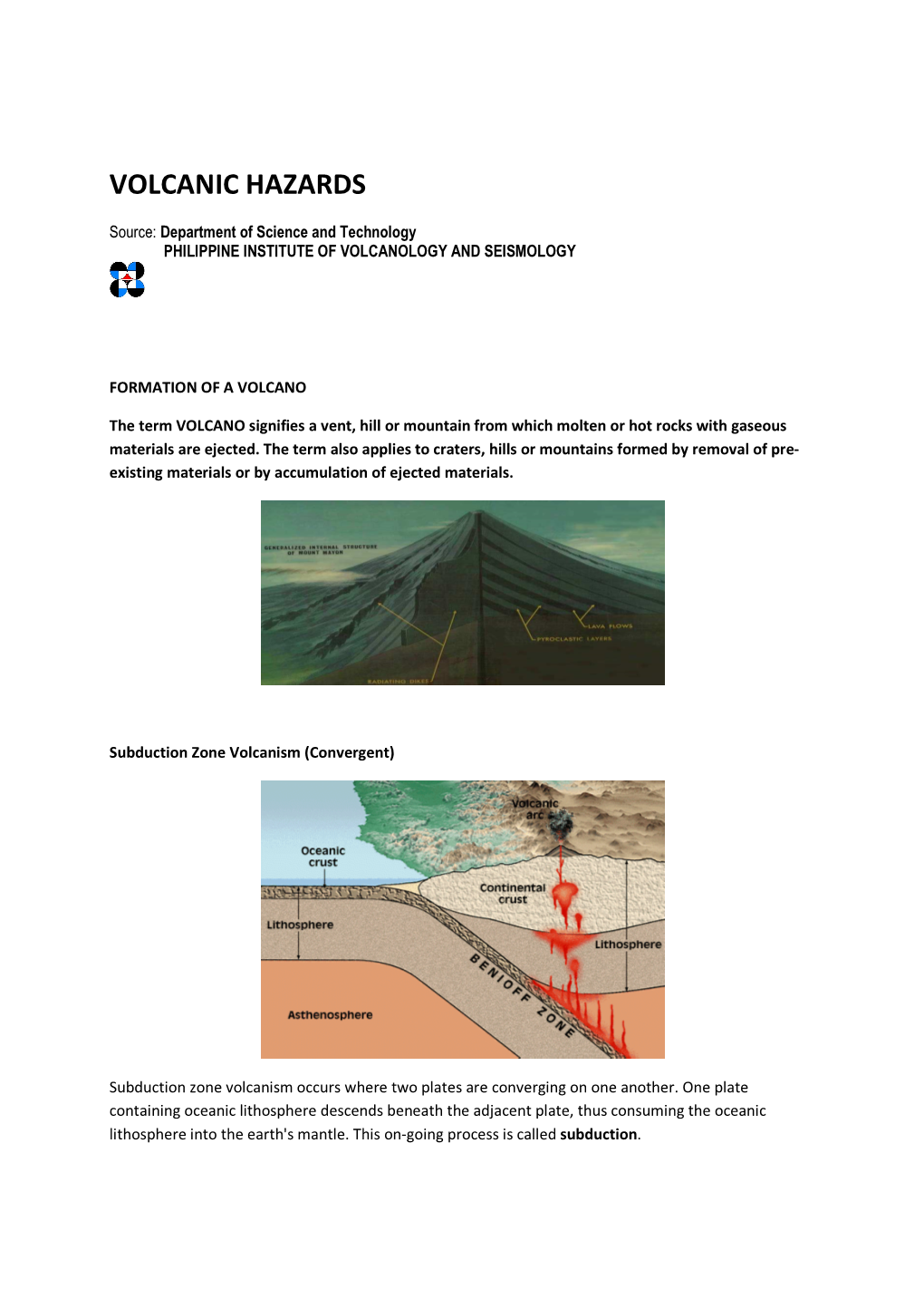 Volcanic Hazards