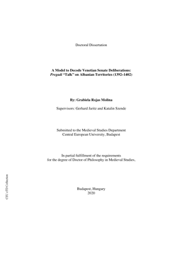 “Talk” on Albanian Territories (1392–1402)