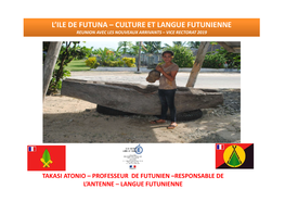 L'ile De Futuna – Culture Et Langue Futunienne