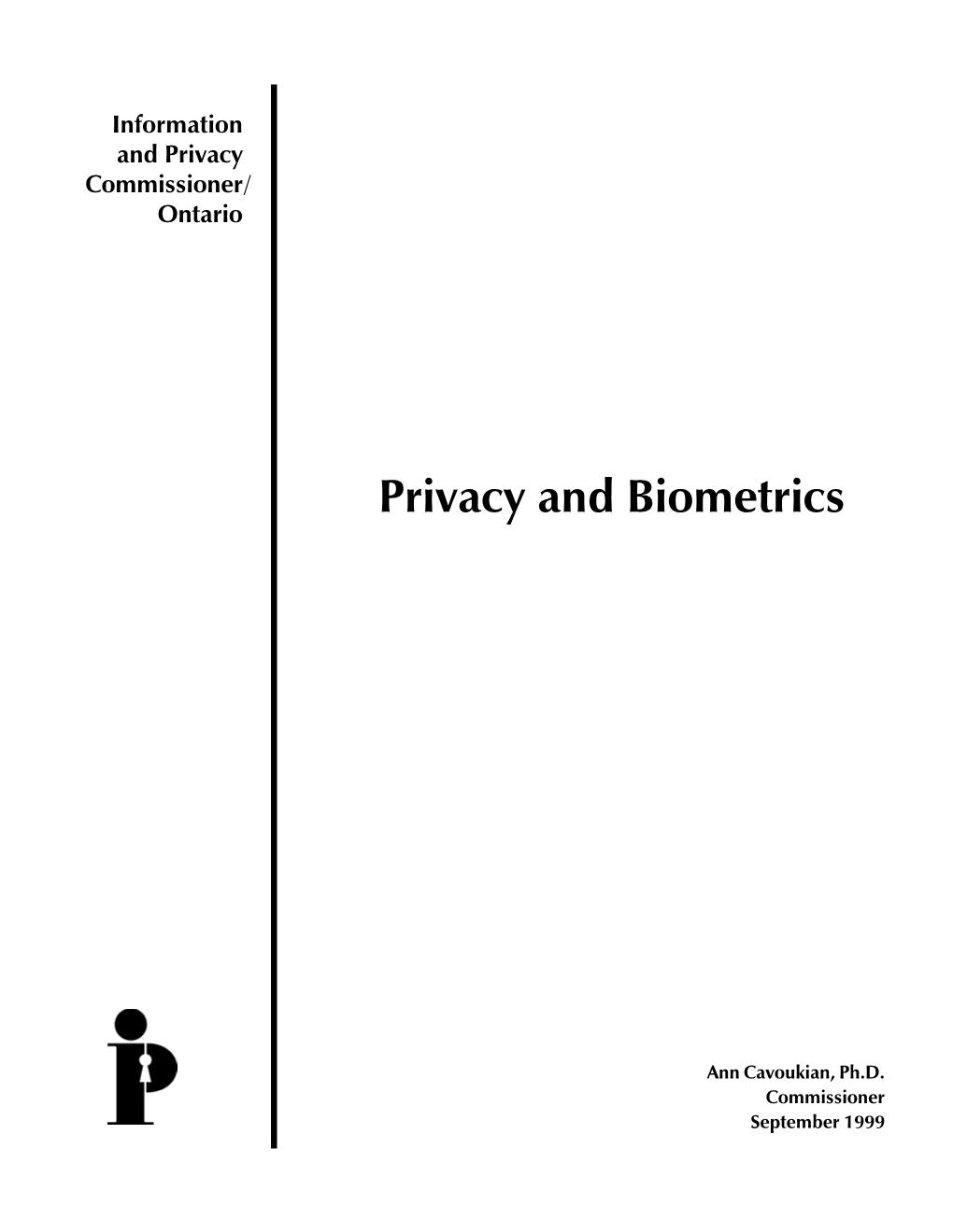 Privacy and Biometrics