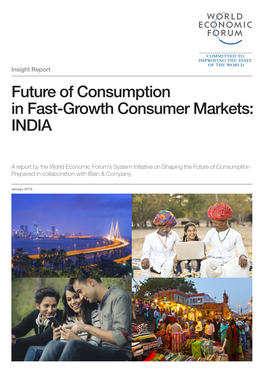Future of Consumption in Fast-Growth Consumer Markets: INDIA