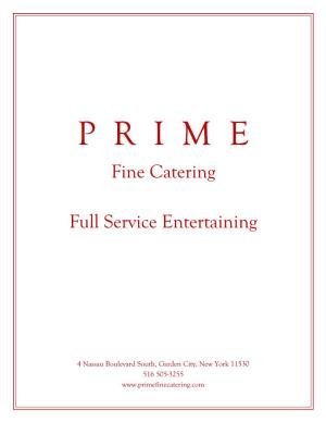 Prime Fine Catering