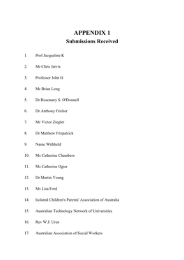 Report: Higher Education and Research Reform Amendment Bill 2014 [Provisions]