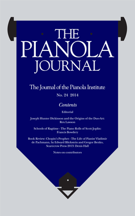 Pianola Journal 24