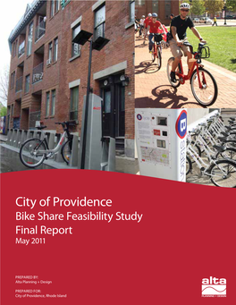 City of Providence Bike Share Feasibility Study Final Report May 2011