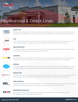 Authorized & Direct Lines