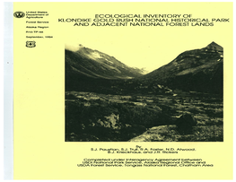 Ecological Inventory of Klondike Gold Rush National Historical Park And