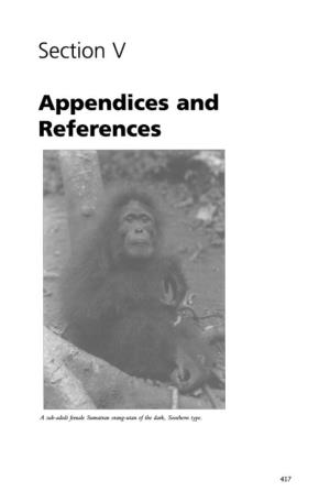 Appendices and Heferences