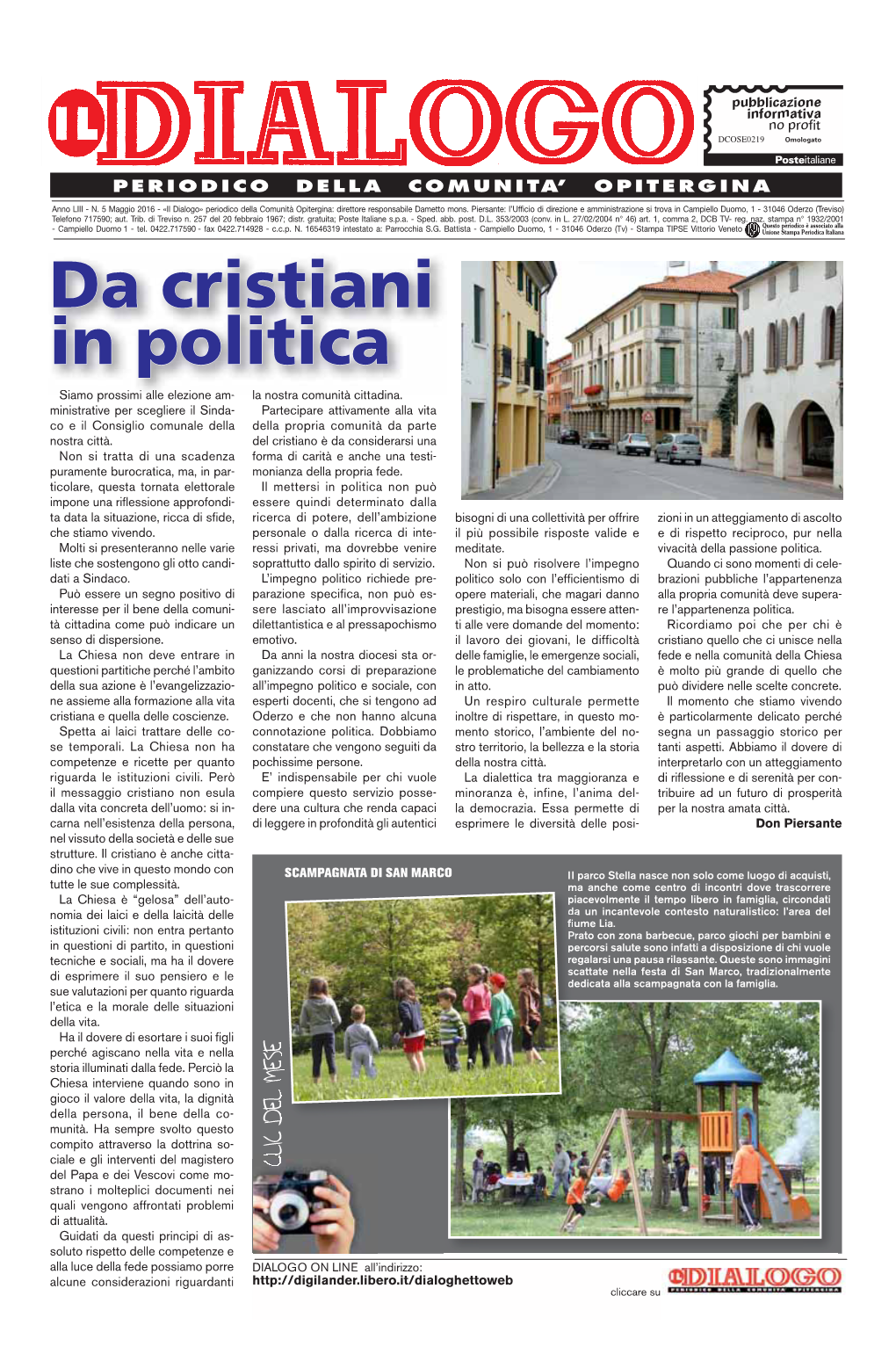 Da Cristiani in Politica