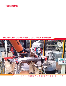 Mahindra Ugine Steel Company Limited Mahin