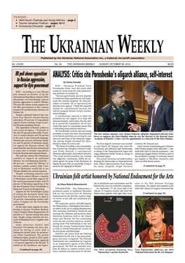 The Ukrainian Weekly 2014, No.43